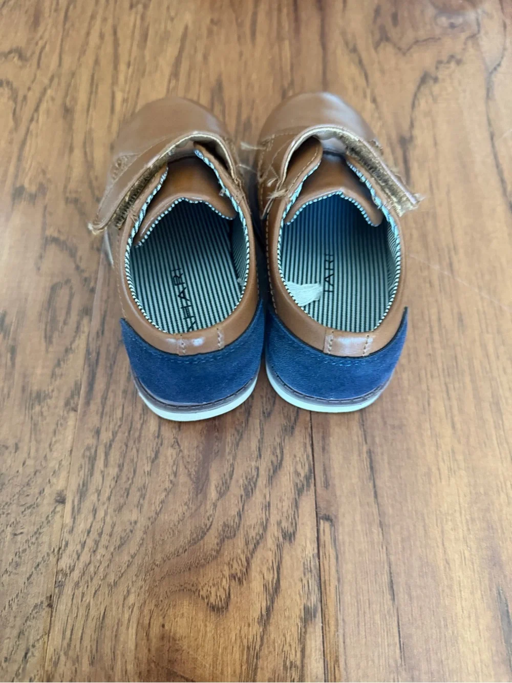 Cat & Jack Navy, Black & Brown Kids Dress Shoe Trio toddler boy size 7
